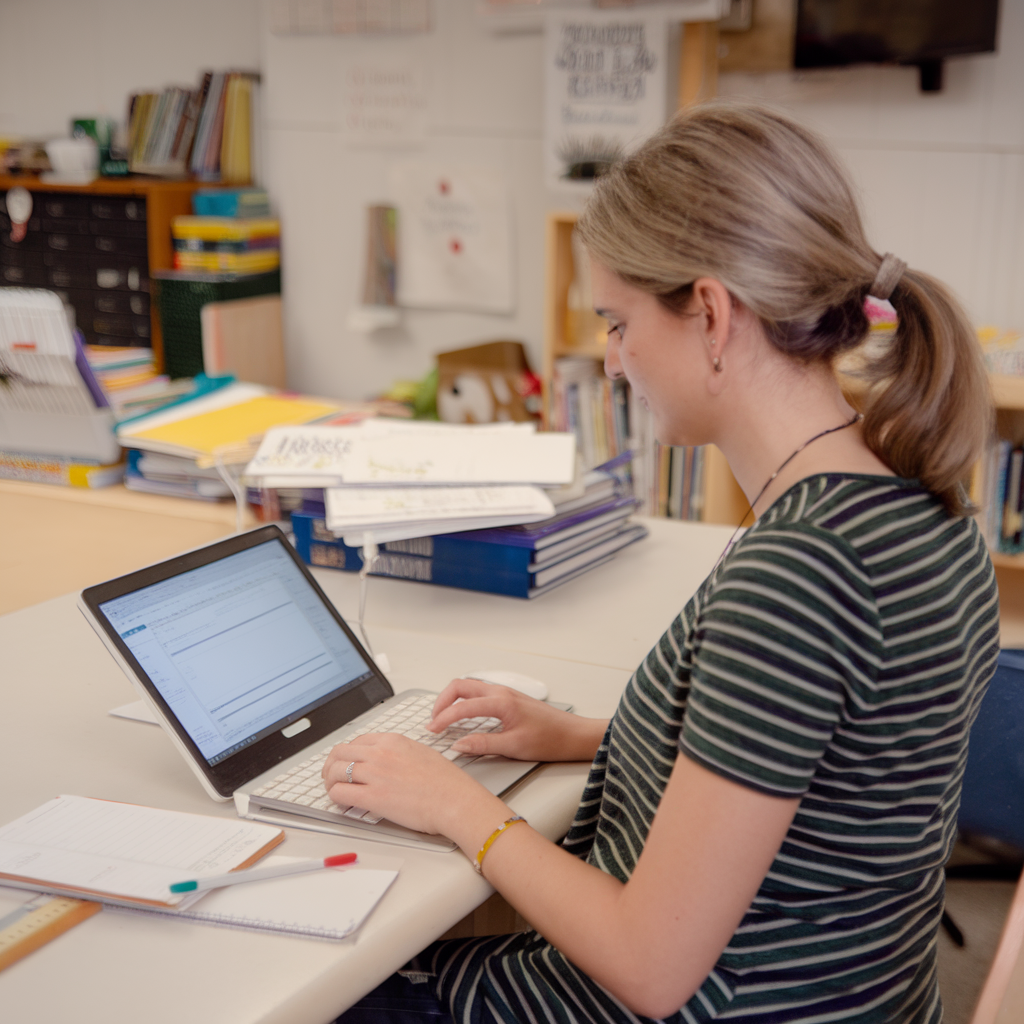 Nicole's workspace